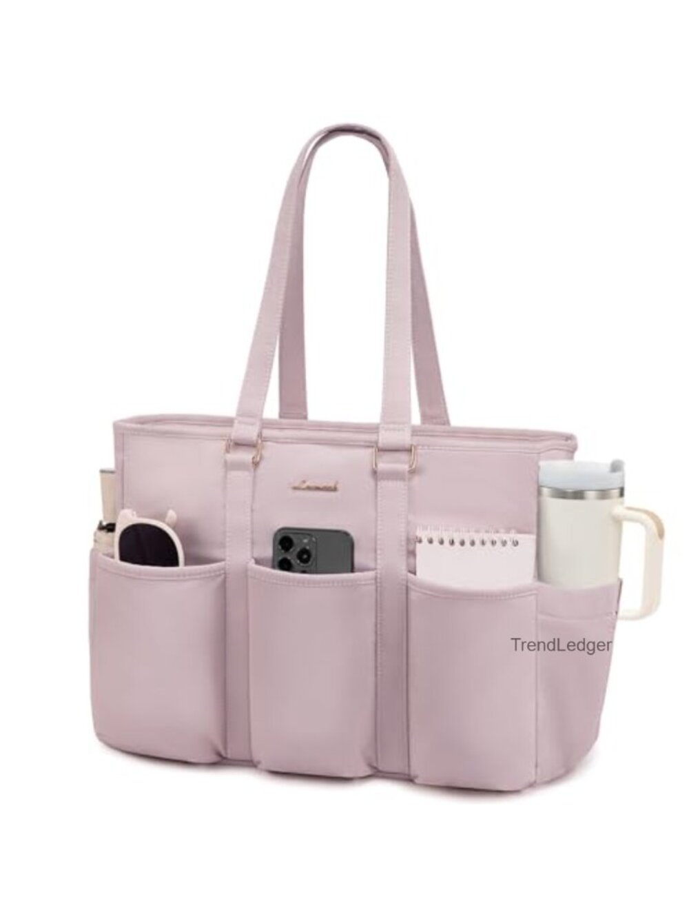 LOVEVOOK 17 Inch Laptop Tote Bag Women Work Teacher Nurse Bag Multi Pockets